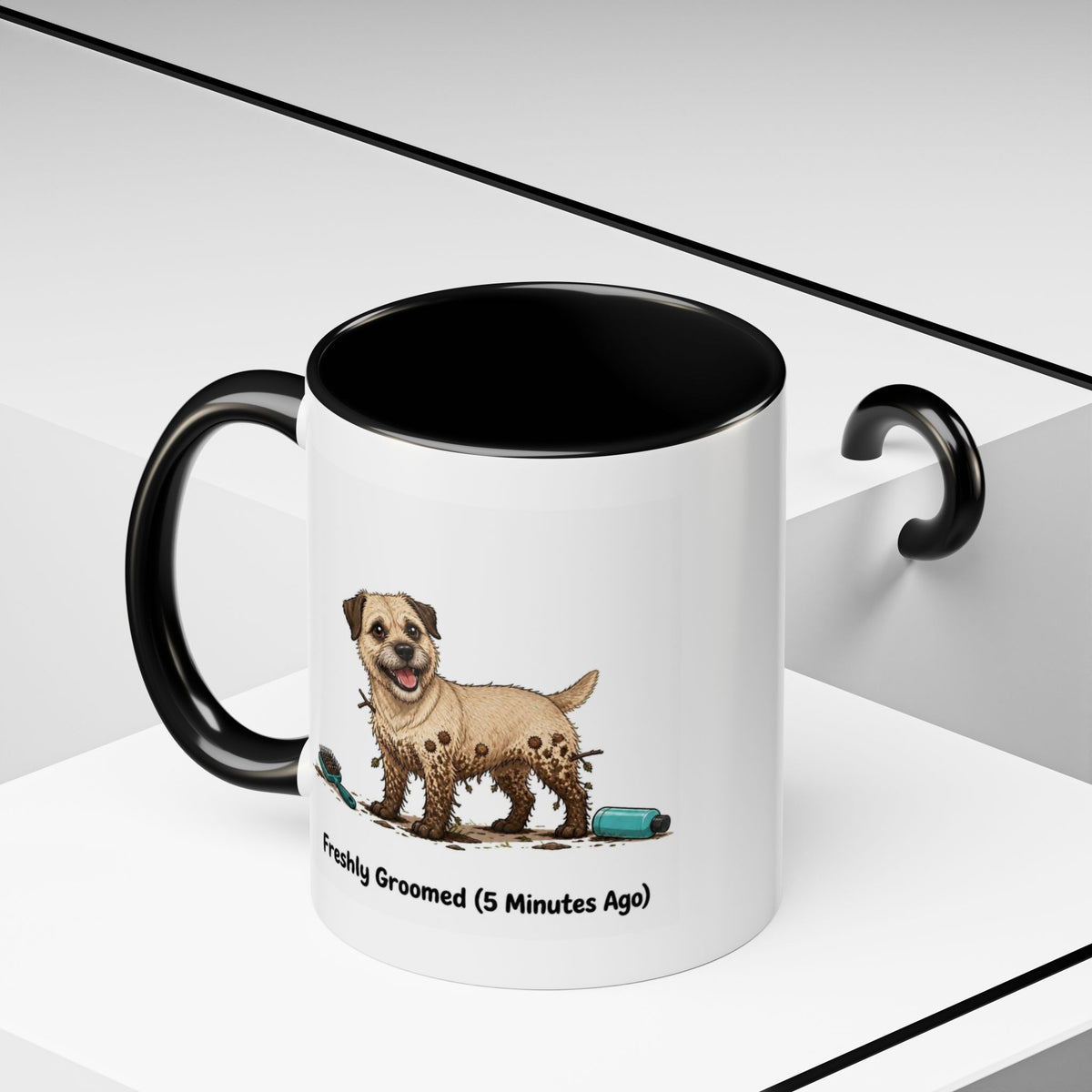 Freshly Groomed Mug - Border Terrier - Wheaten