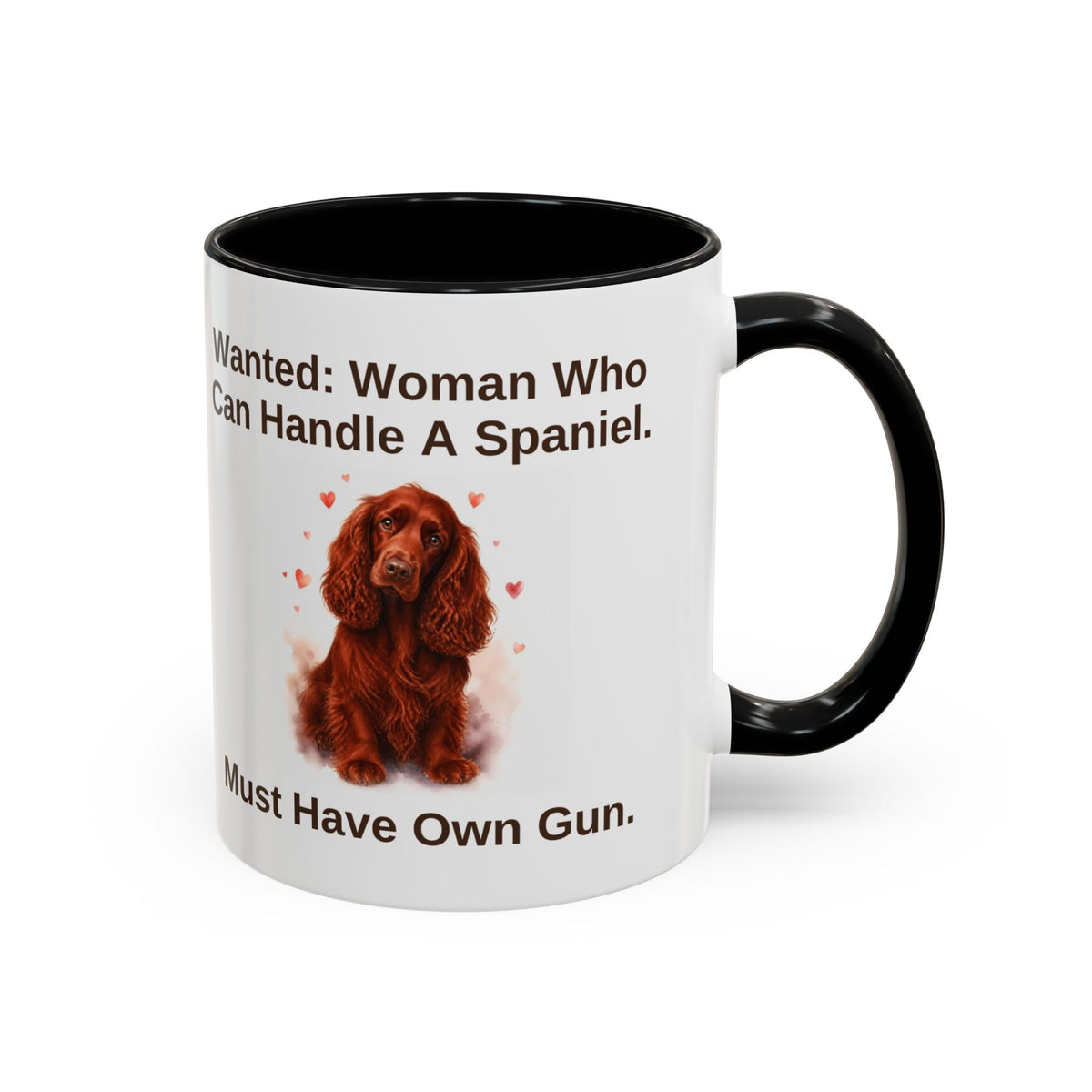 Wanted Mug - Cocker Spaniel - Red - Woman