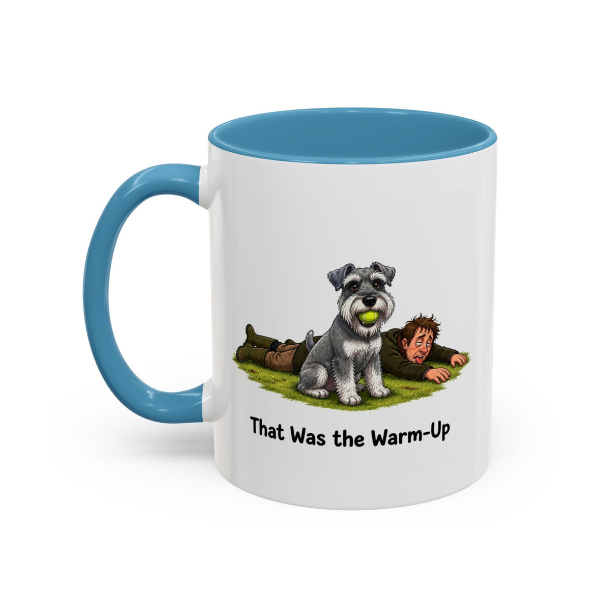 Warm-Up Mug - Miniature Schnauzer - Salt & Pepper - Man