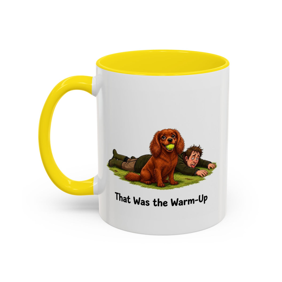 Warm-Up Mug - Cavalier King Charles Spaniel - Ruby - Man