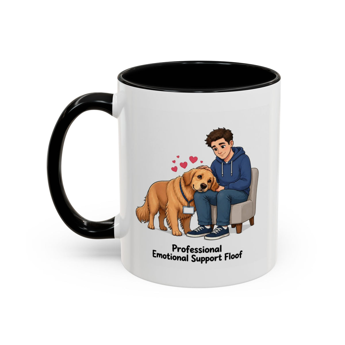Support Floof Mug - Golden Retriever - Golden - Man