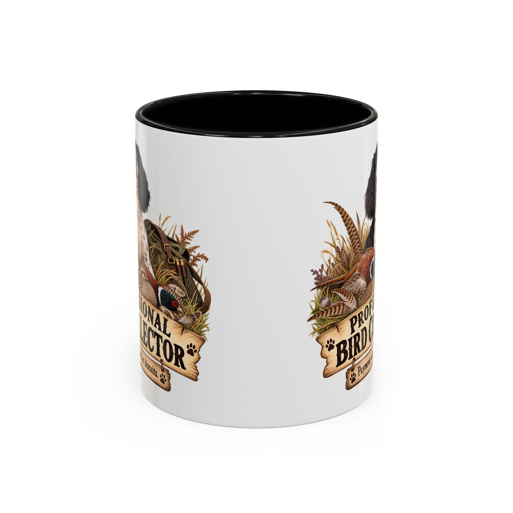 Funny Black and White Springer Spaniel Mug - Professional Bird Collector, Gundog Owner Gift, Shooting Dog Lover Coffee Mug, 11oz