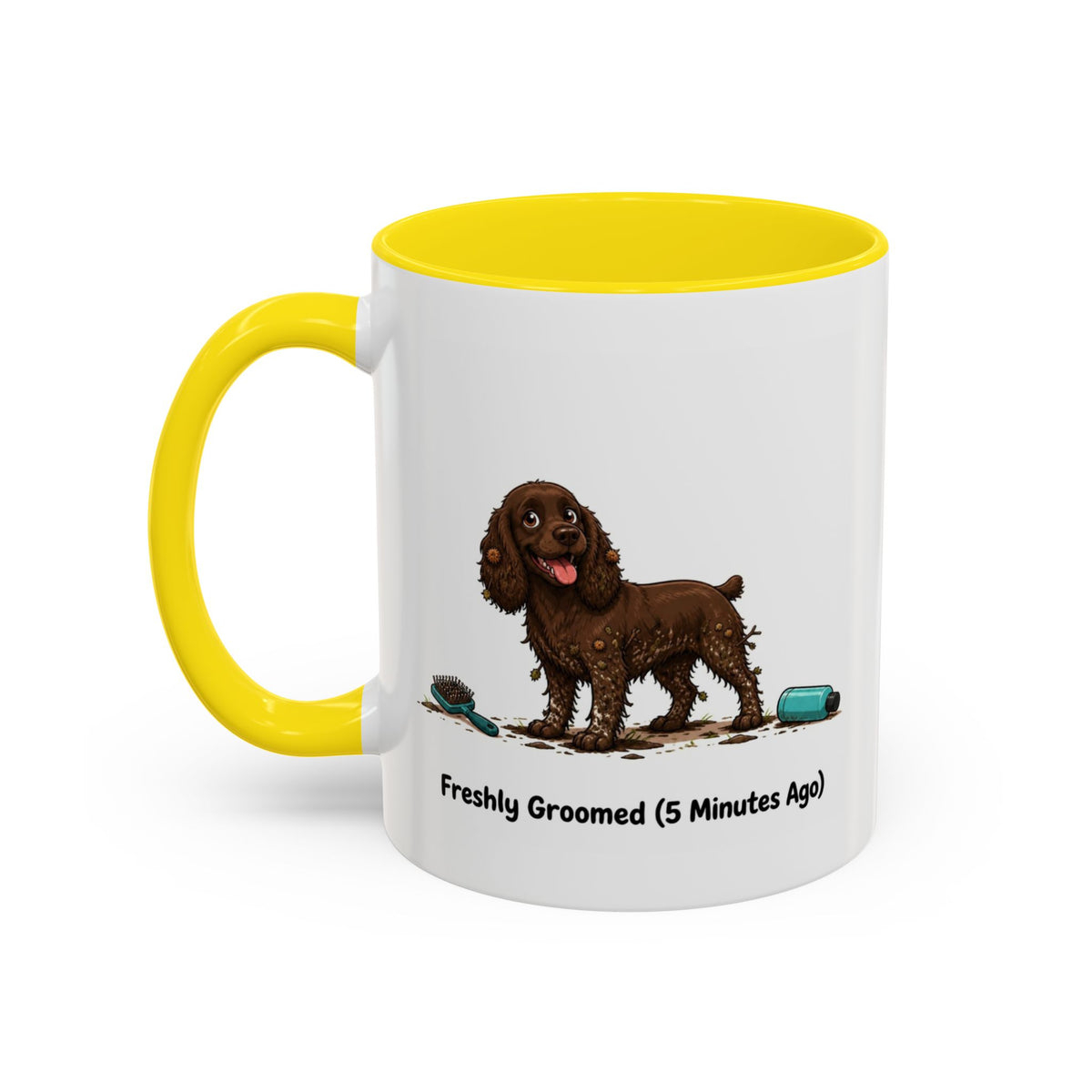 Freshly Groomed Mug - Cocker Spaniel - Brown