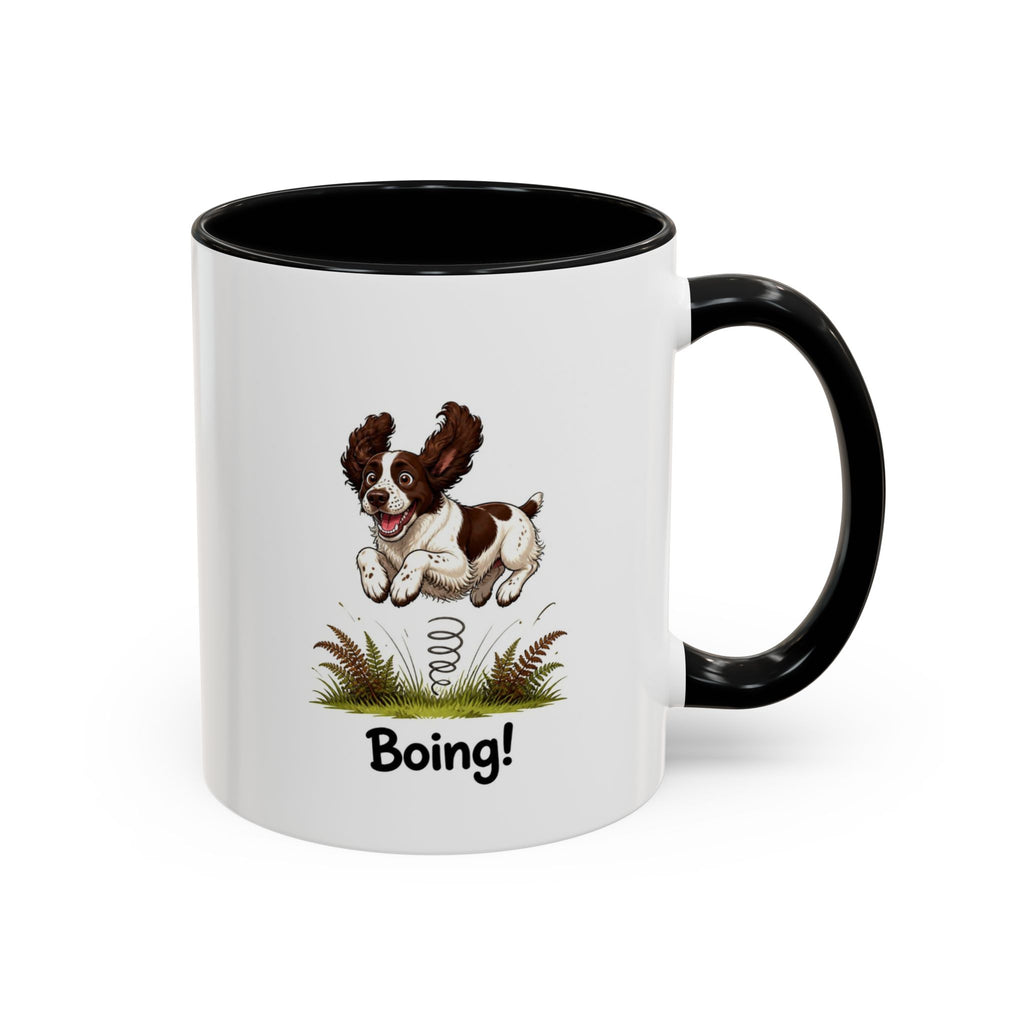 Boing Mug - Springer Spaniel - Liver & White