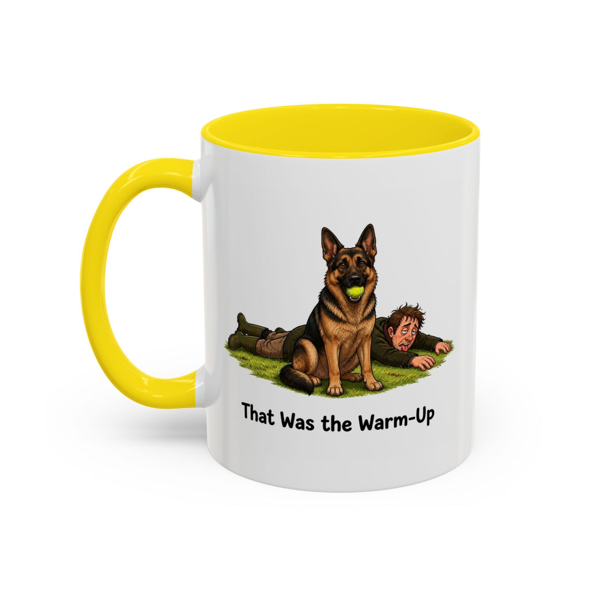 Warm-Up Mug - German Shepherd - Black & Tan - Man
