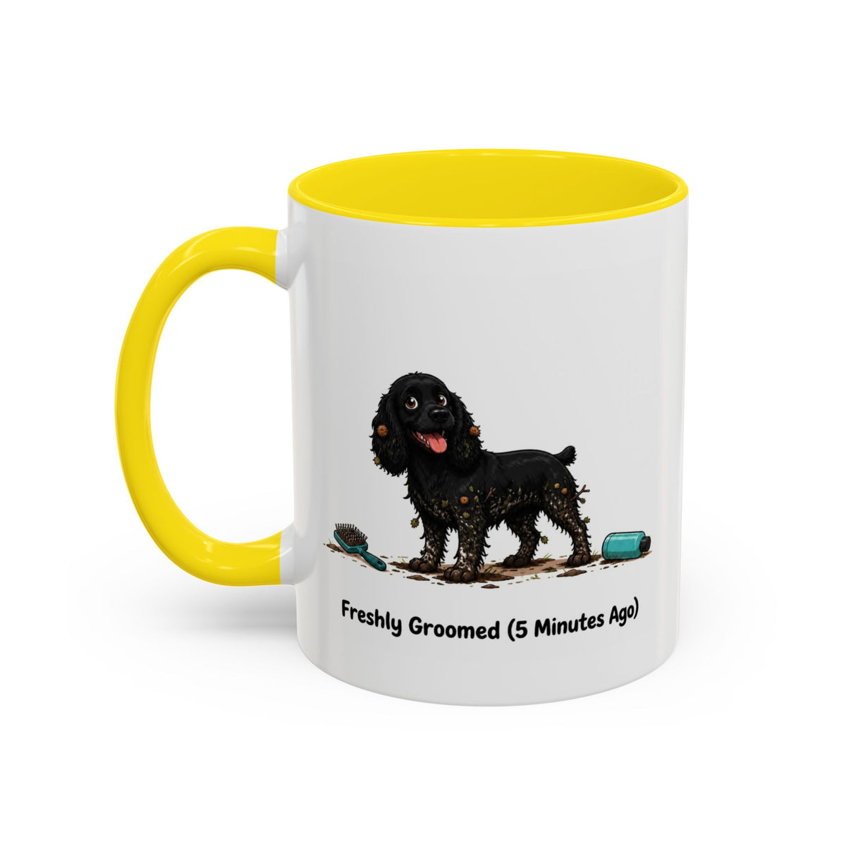 Freshly Groomed Mug - Cocker Spaniel - Black