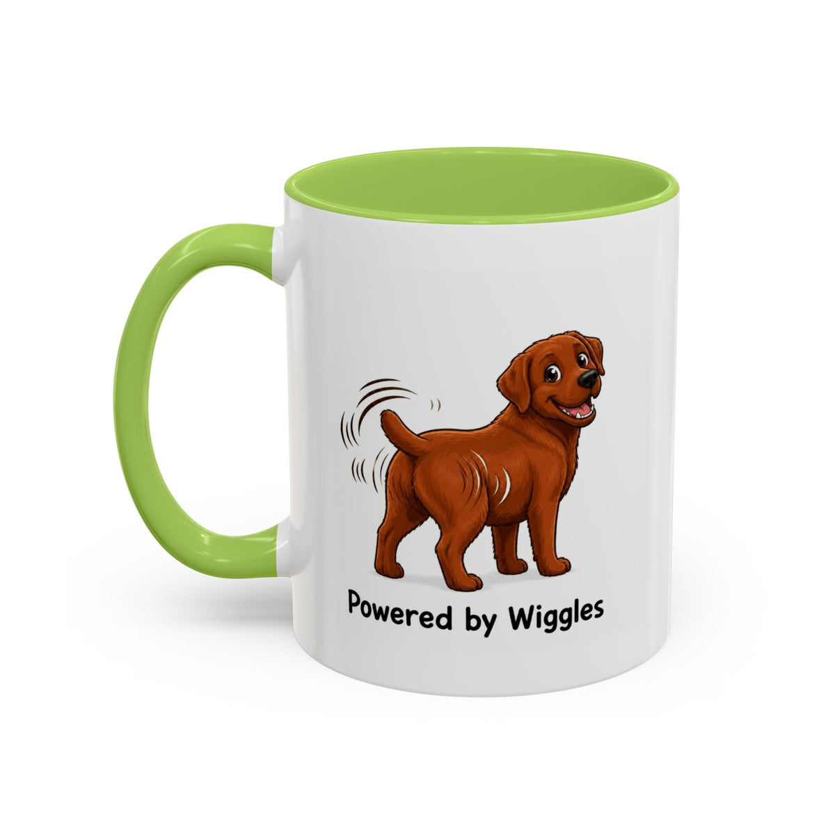 Powered by Wiggles Mug - Labrador - Fox Red