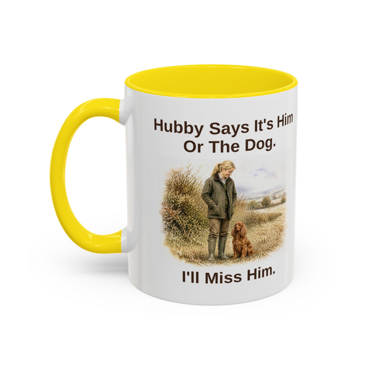 Hubby Says Mug - Cocker Spaniel - Red - Blonde