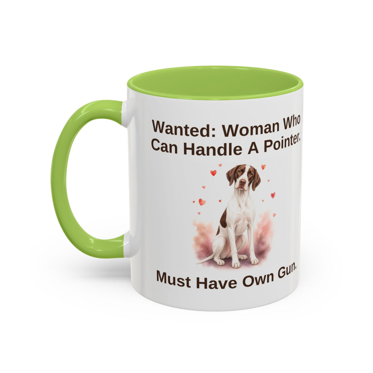 Wanted Mug - English Pointer - Liver & White - Woman