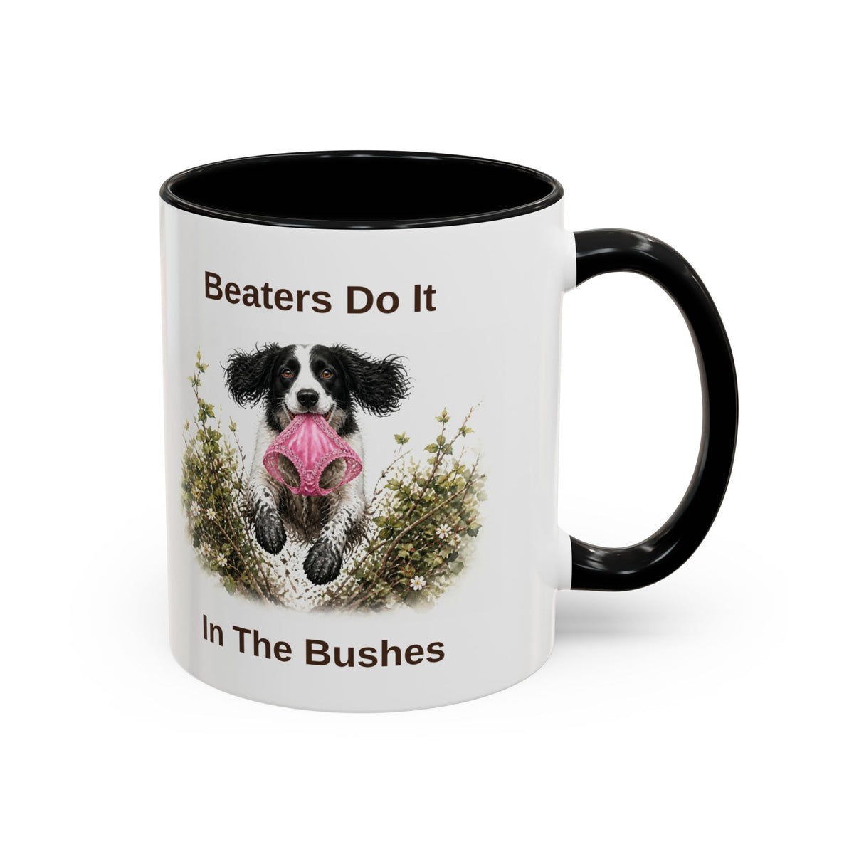 Beaters Mug - Springer Spaniel - Black & White