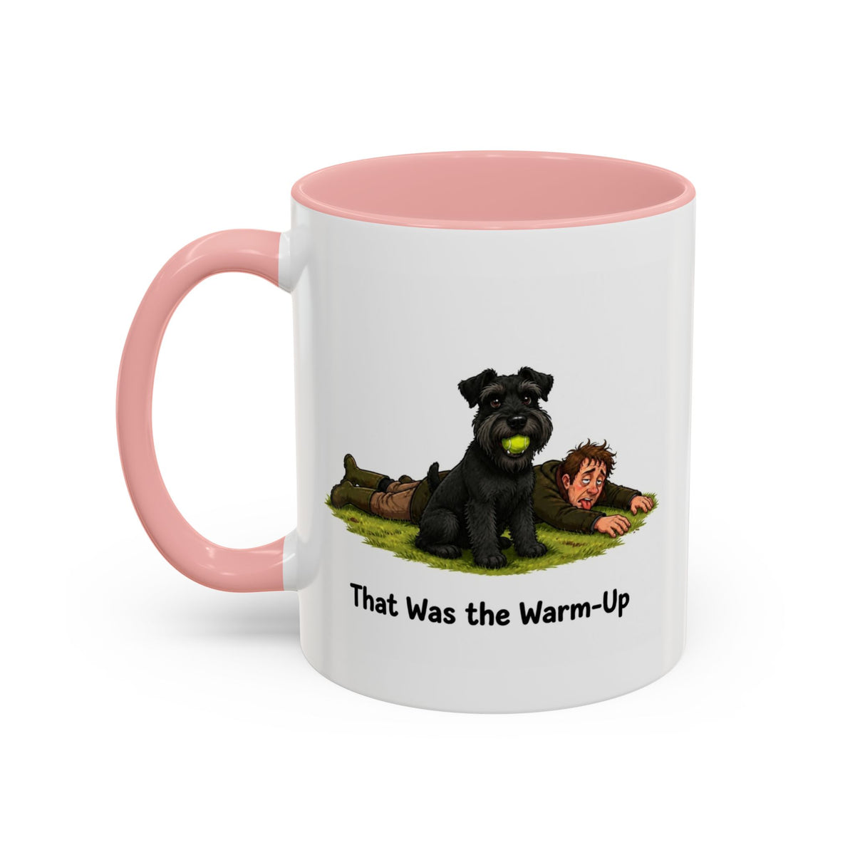 Warm-Up Mug - Miniature Schnauzer - Black - Man