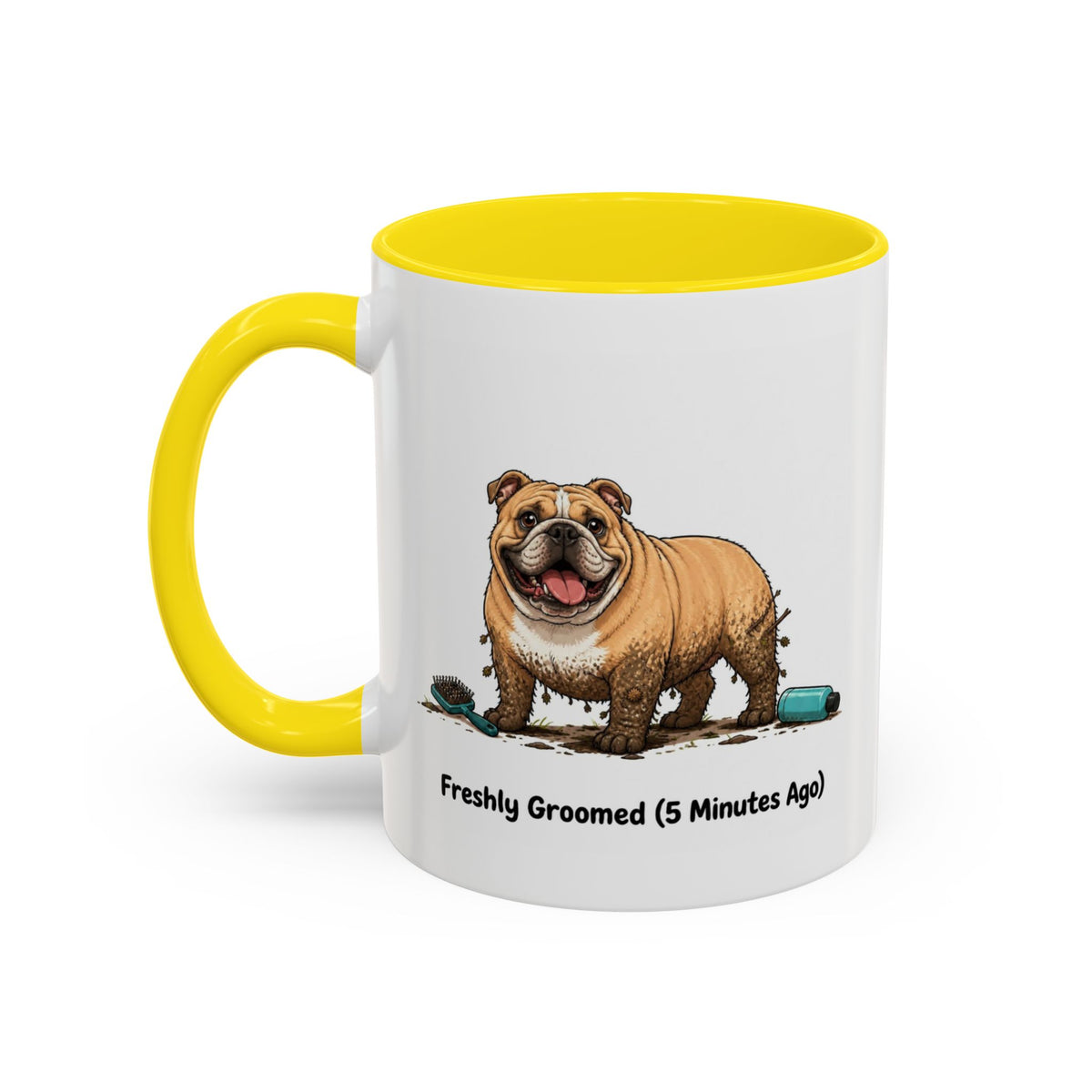Freshly Groomed Mug - Bulldog - Fawn