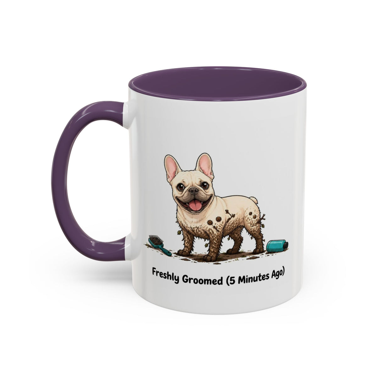 Freshly Groomed Mug - French Bulldog - Cream