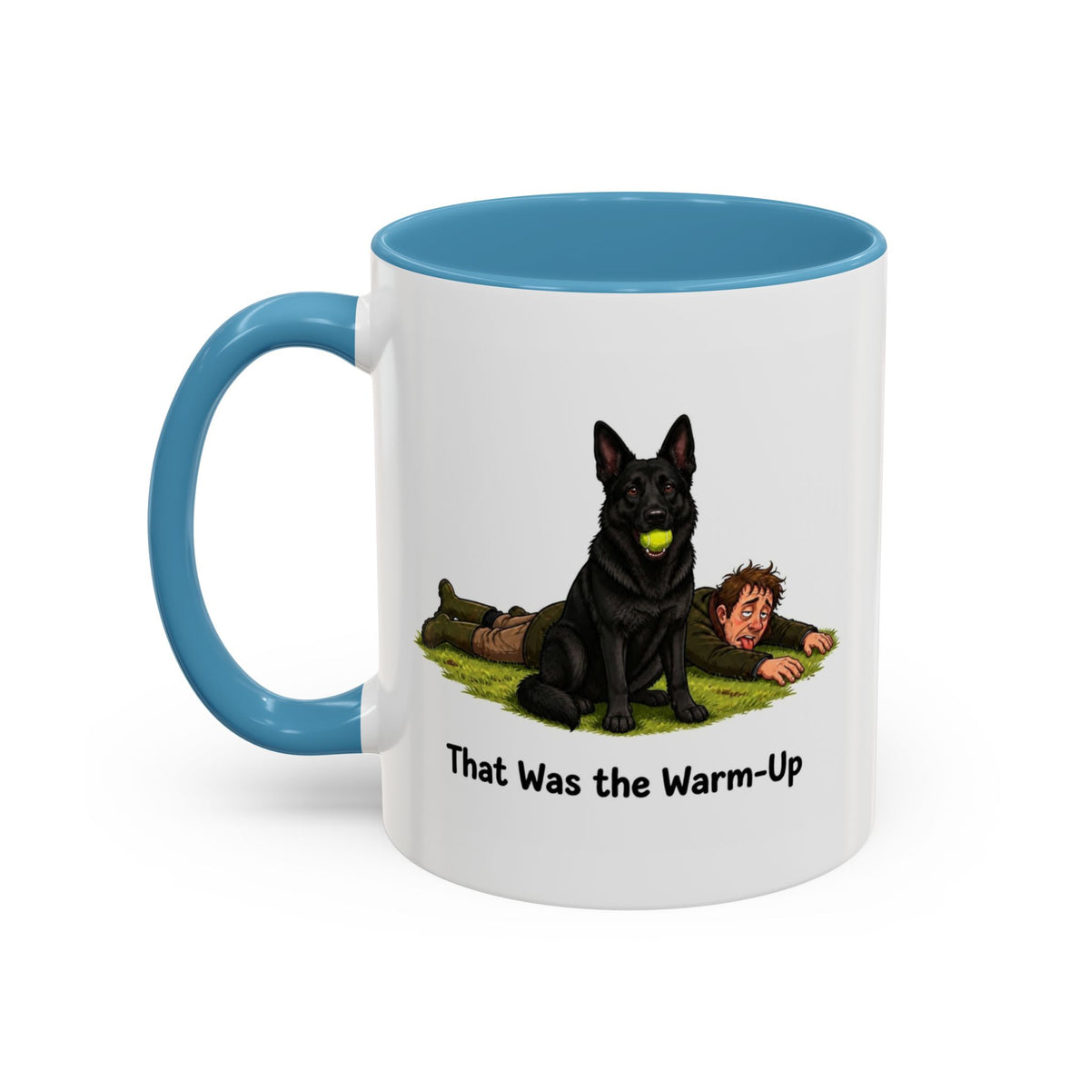 Warm-Up Mug - German Shepherd - Black - Man