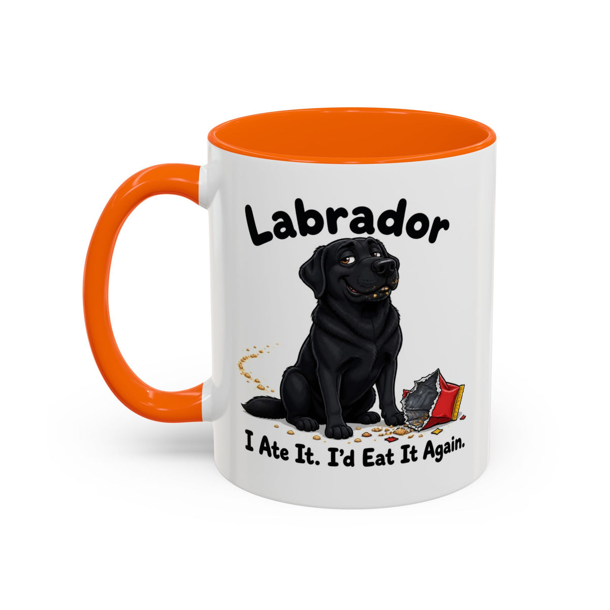 I Ate It Mug - Labrador - Black