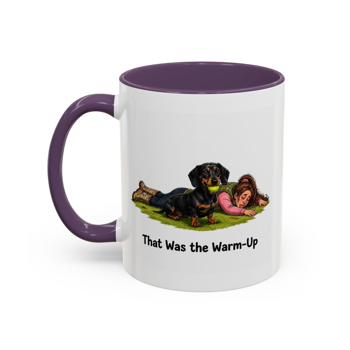 Warm-Up Mug - Mini Smooth Dachshund - Black & Tan - Woman