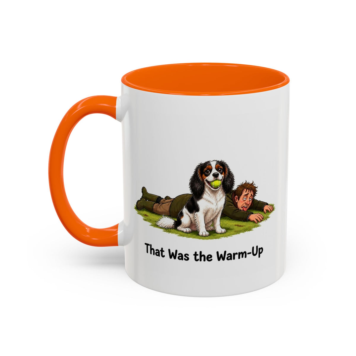 Warm-Up Mug - Cavalier King Charles Spaniel - Tricolour - Man
