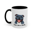 Staffy Smile Mug - Staffordshire Bull Terrier - Blue