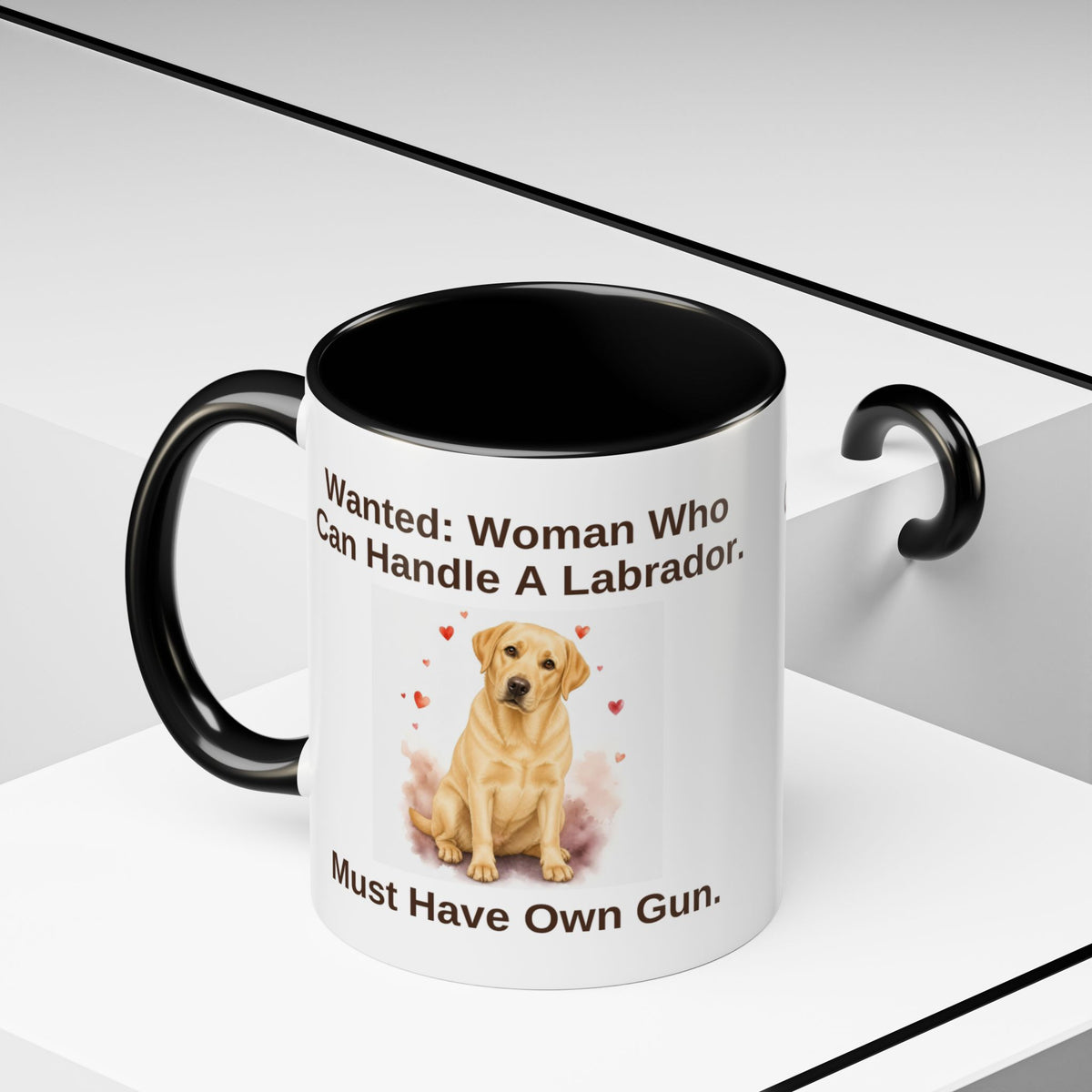 Wanted Mug - Labrador - Yellow - Woman