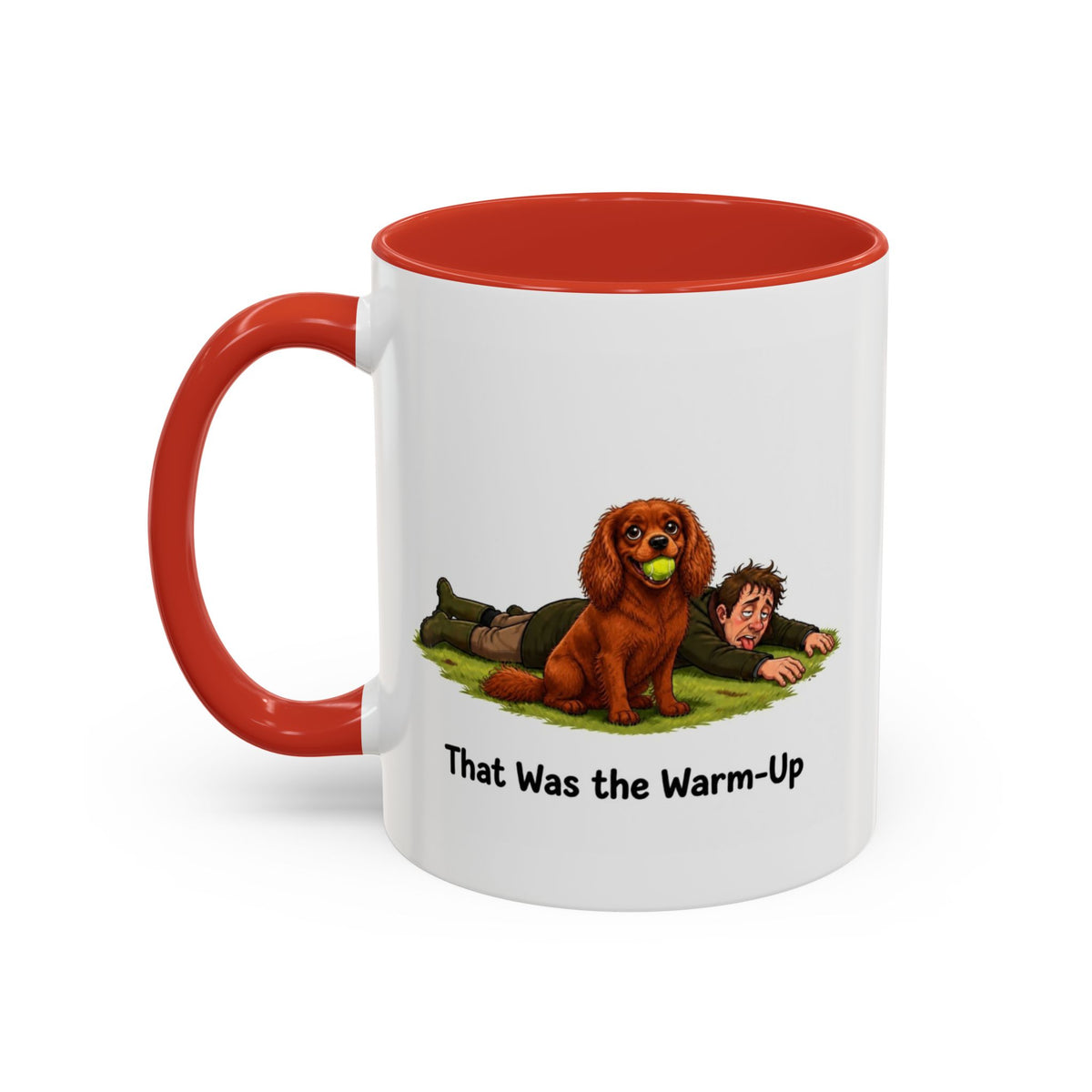 Warm-Up Mug - Cavalier King Charles Spaniel - Ruby - Man