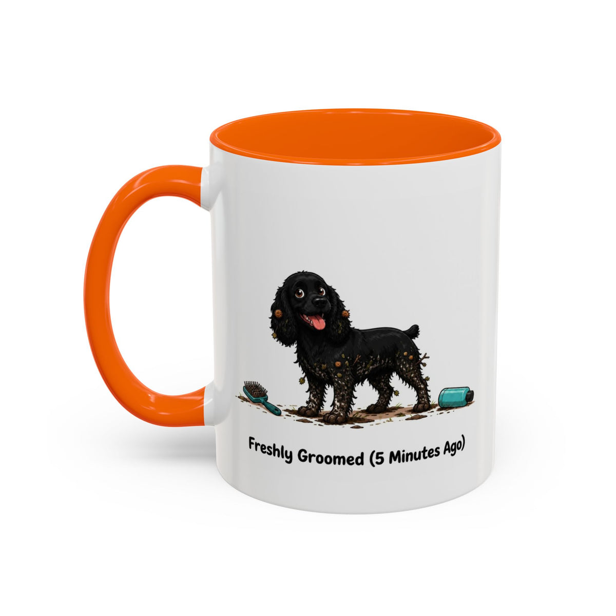 Freshly Groomed Mug - Cocker Spaniel - Black