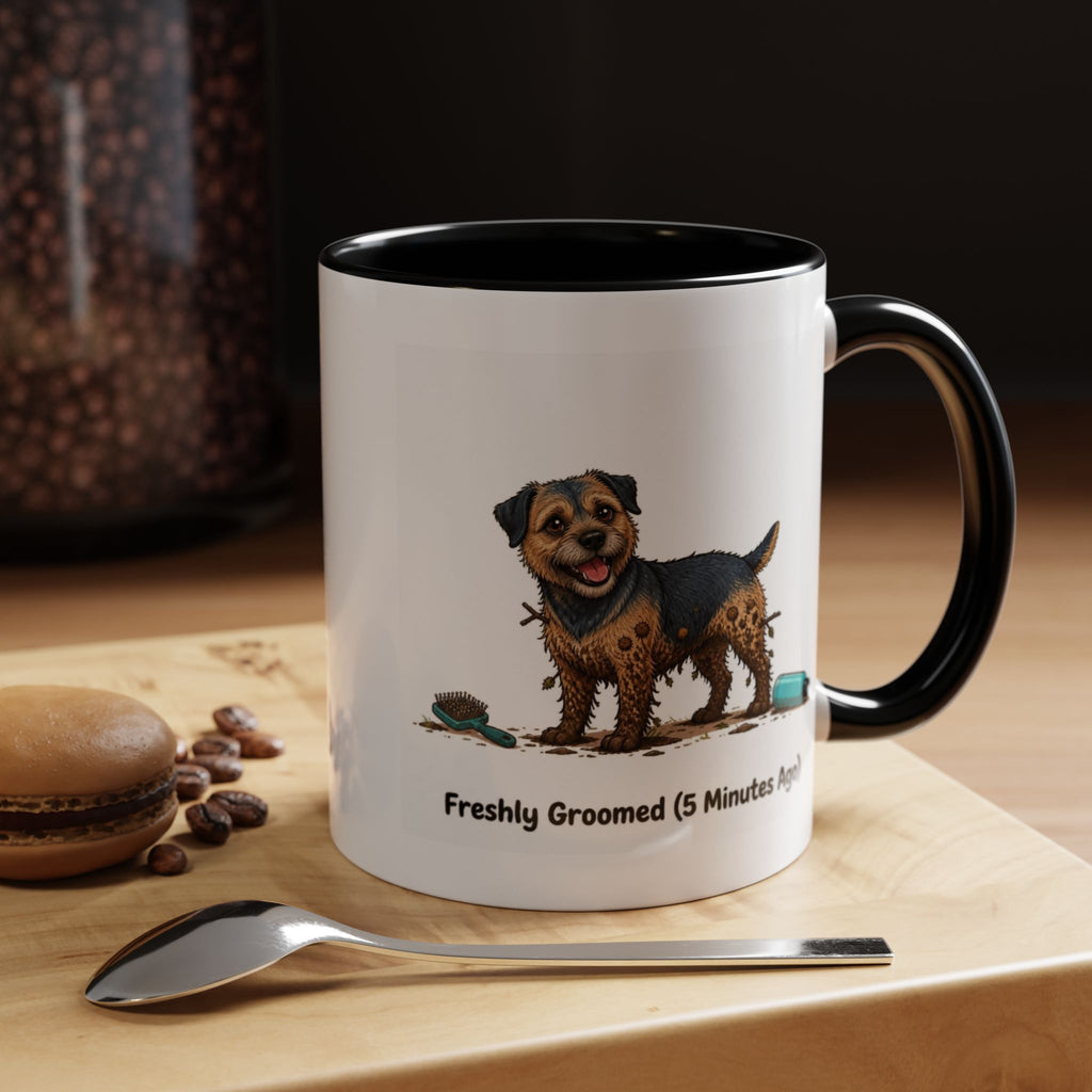 Freshly Groomed Mug - Border Terrier - Blue & Tan