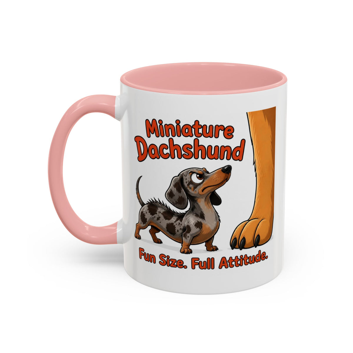Fun Size Full Attitude Mug - Dachshund - Dapple