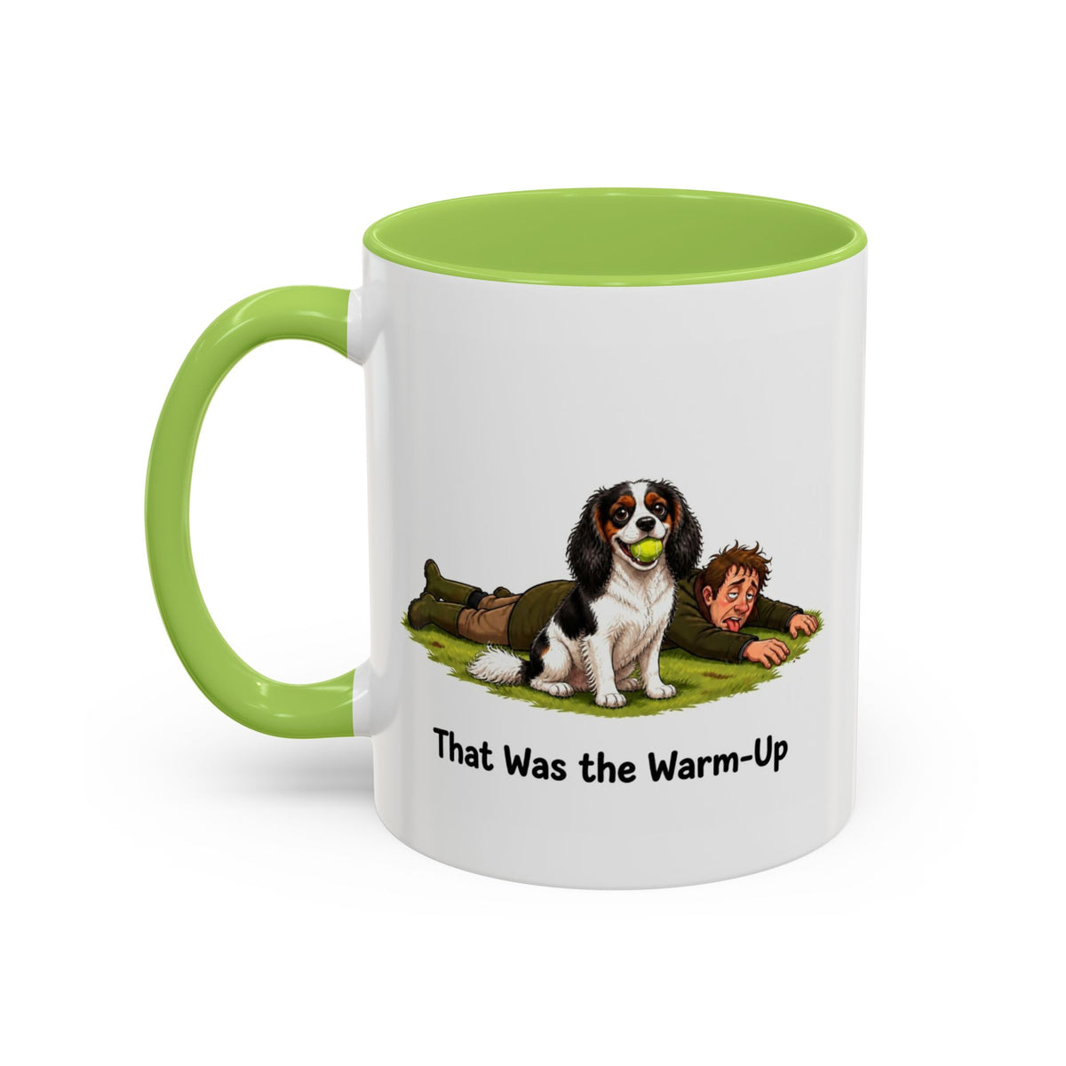 Warm-Up Mug - Cavalier King Charles Spaniel - Tricolour - Man