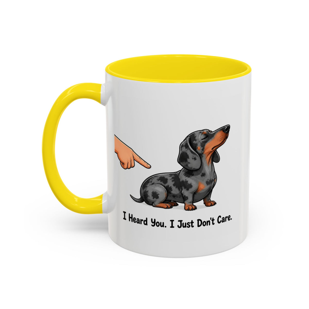 I Heard You Mug - Dachshund - Dapple