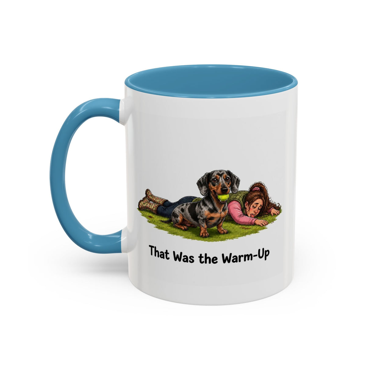 Warm-Up Mug - Mini Smooth Dachshund - Dapple - Woman