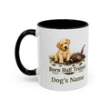 Personalised Yellow Labrador Puppy Mug - Born Half Trained - Custom Dog Name, Pheasant Gun Dog Gift, 11oz