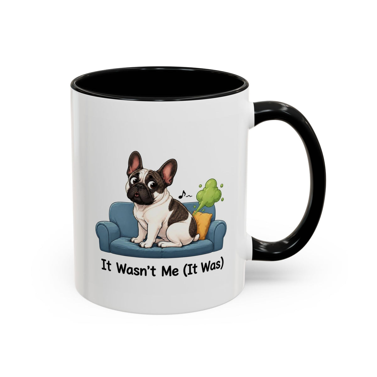 It Wasn't Me Mug - French Bulldog - Pied