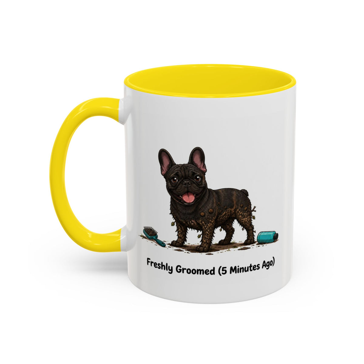 Freshly Groomed Mug - French Bulldog - Brindle