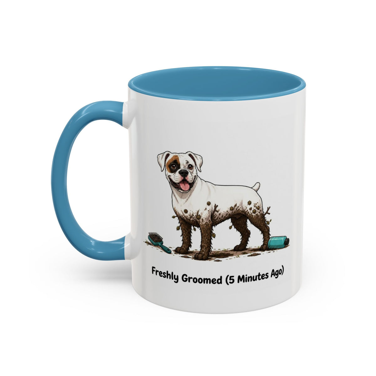 Freshly Groomed Mug - Boxer - White