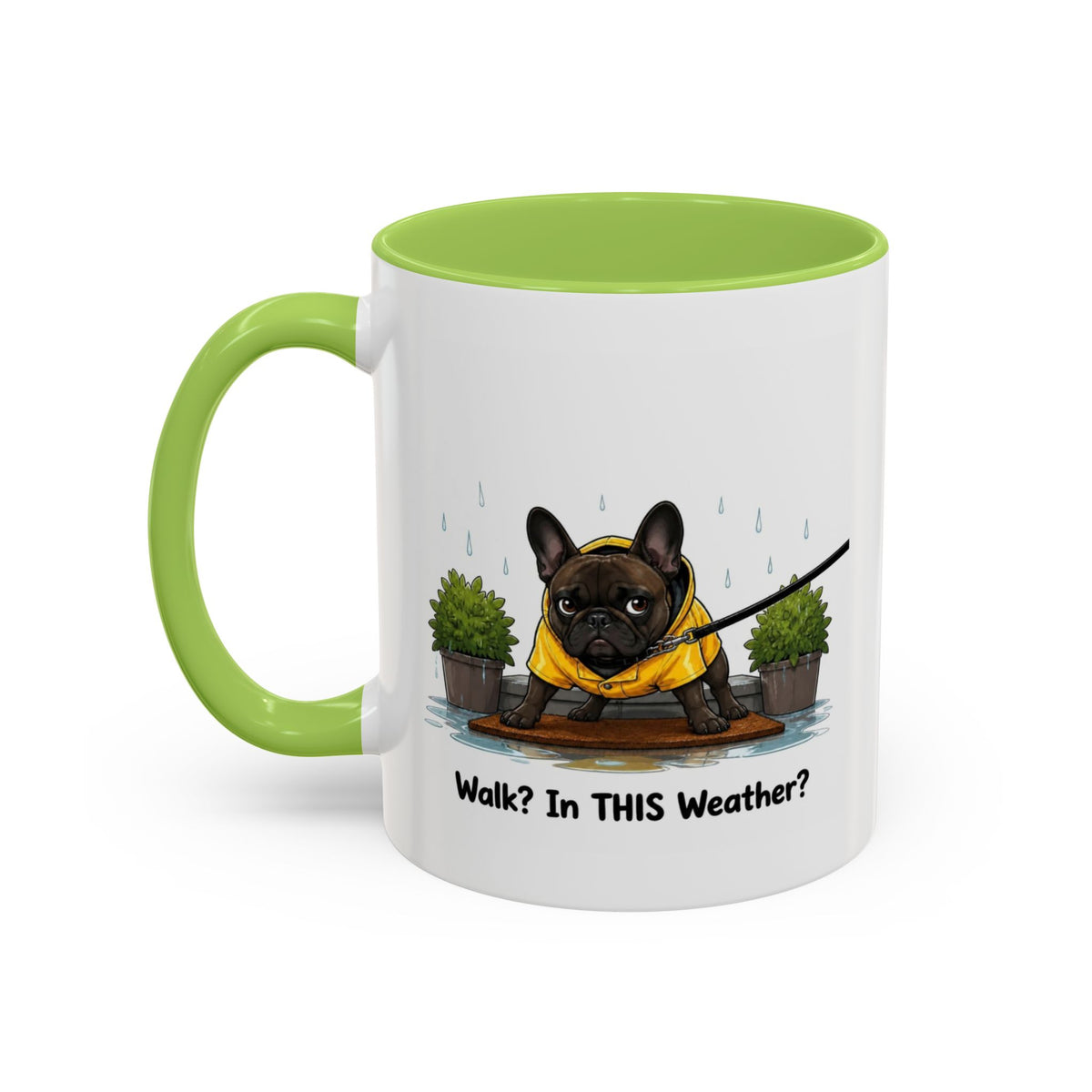 Walk Weather Mug - French Bulldog - Brindle