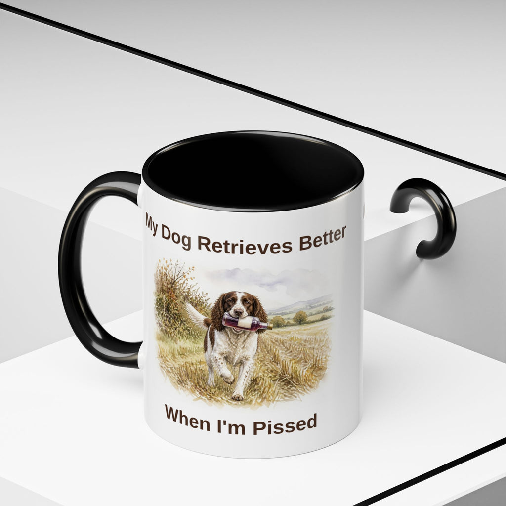 Retrieves Better Mug - Springer Spaniel - Liver & White