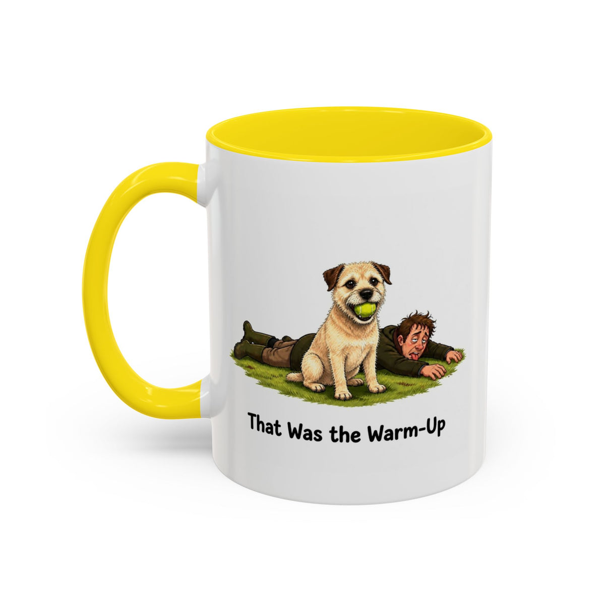 Warm-Up Mug - Border Terrier - Wheaten - Man