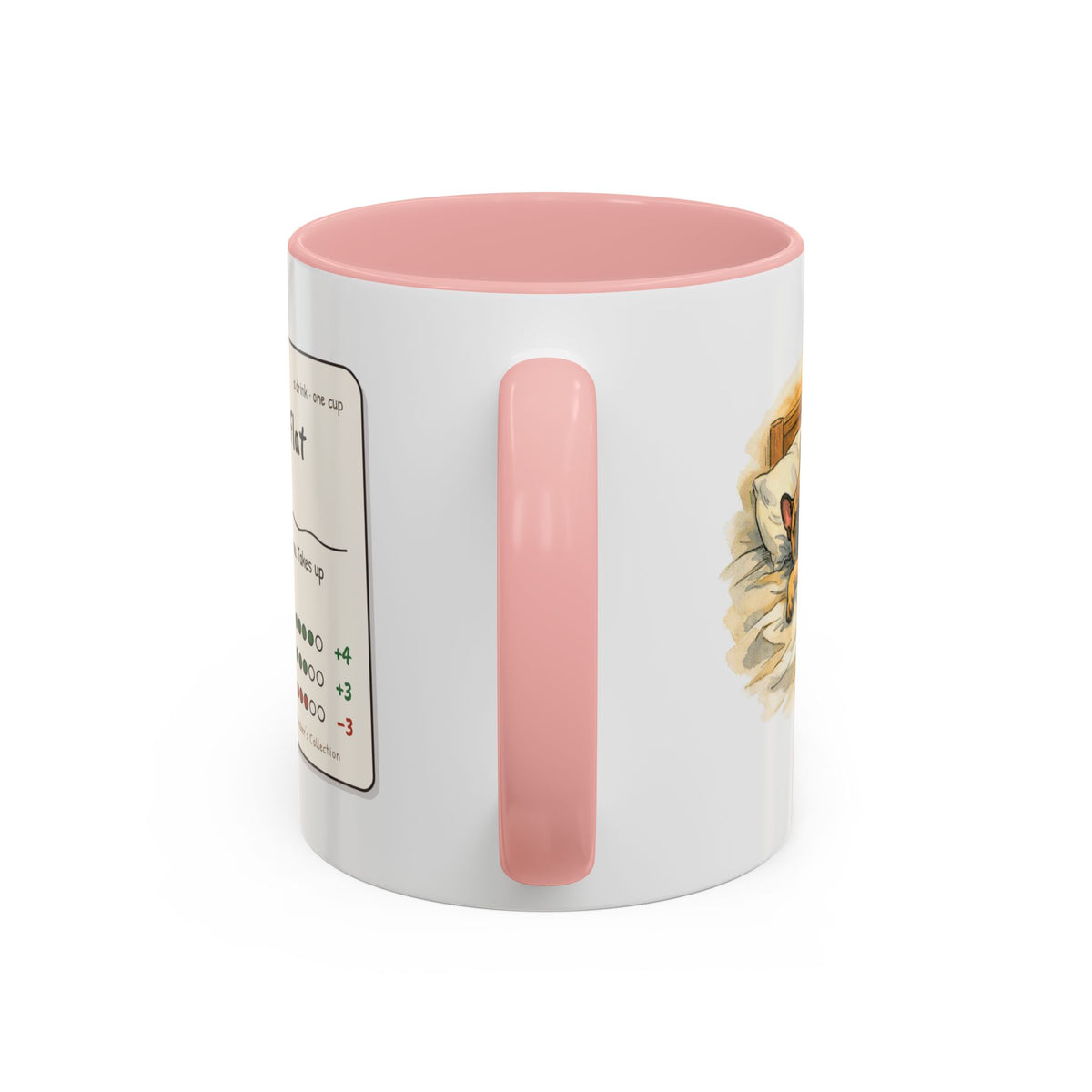 Funny French bulldog mug, snoring Frenchie hogging the bed – view 18