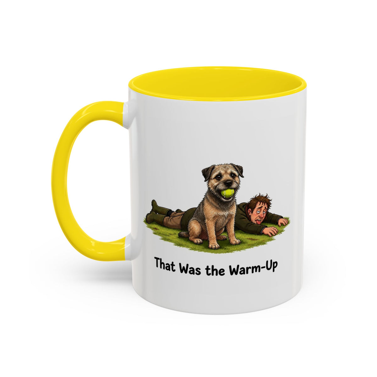 Warm-Up Mug - Border Terrier - Grizzle & Tan - Man