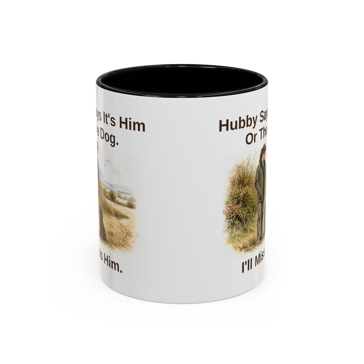 Hubby Says Mug - Cocker Spaniel - Brown - Brunette