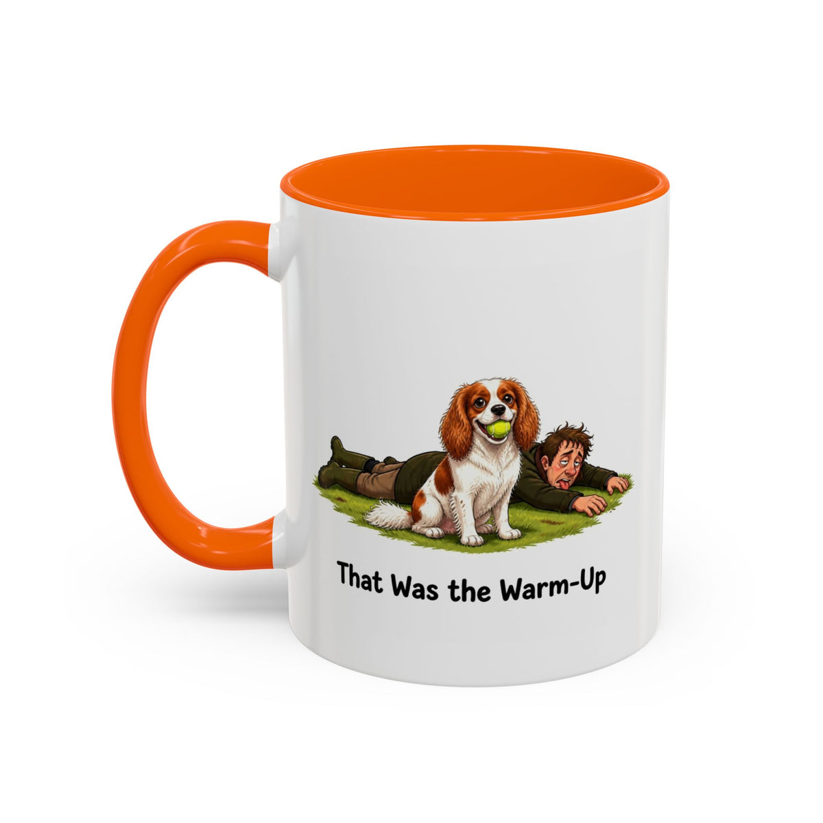 Warm-Up Mug - Cavalier King Charles Spaniel - Blenheim - Man