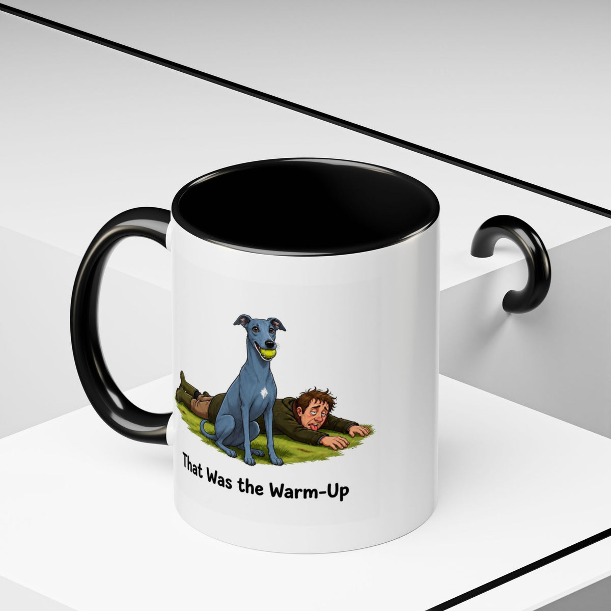 Warm-Up Mug - Whippet - Blue - Man