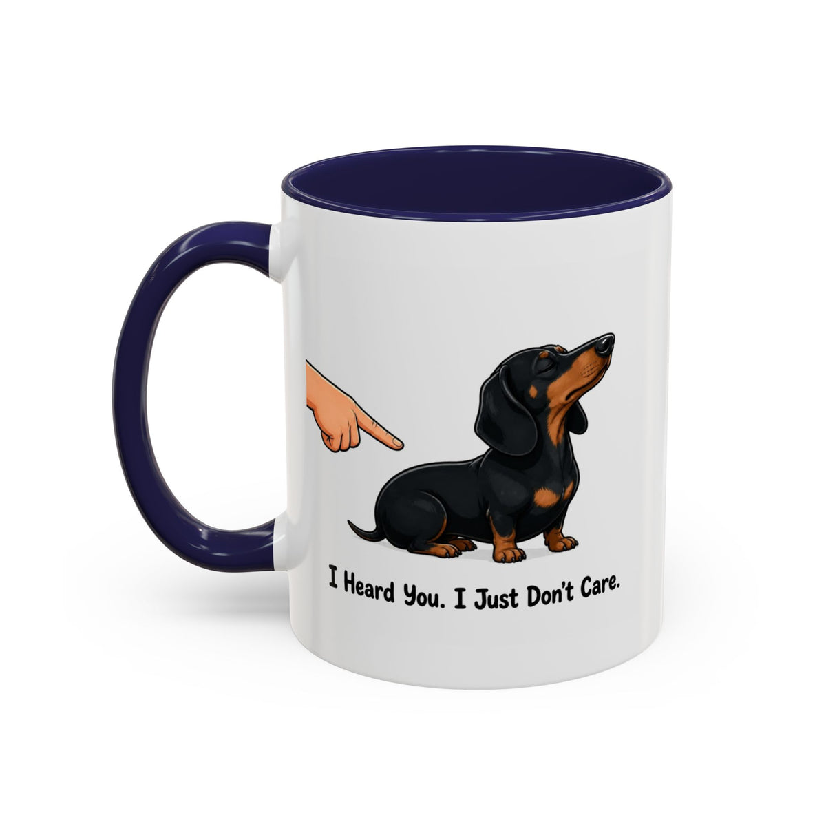 I Heard You Mug - Dachshund - Black & Tan