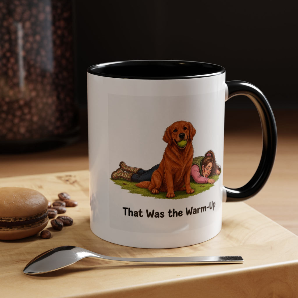 Warm-Up Mug - Golden Retriever - Dark Golden - Woman