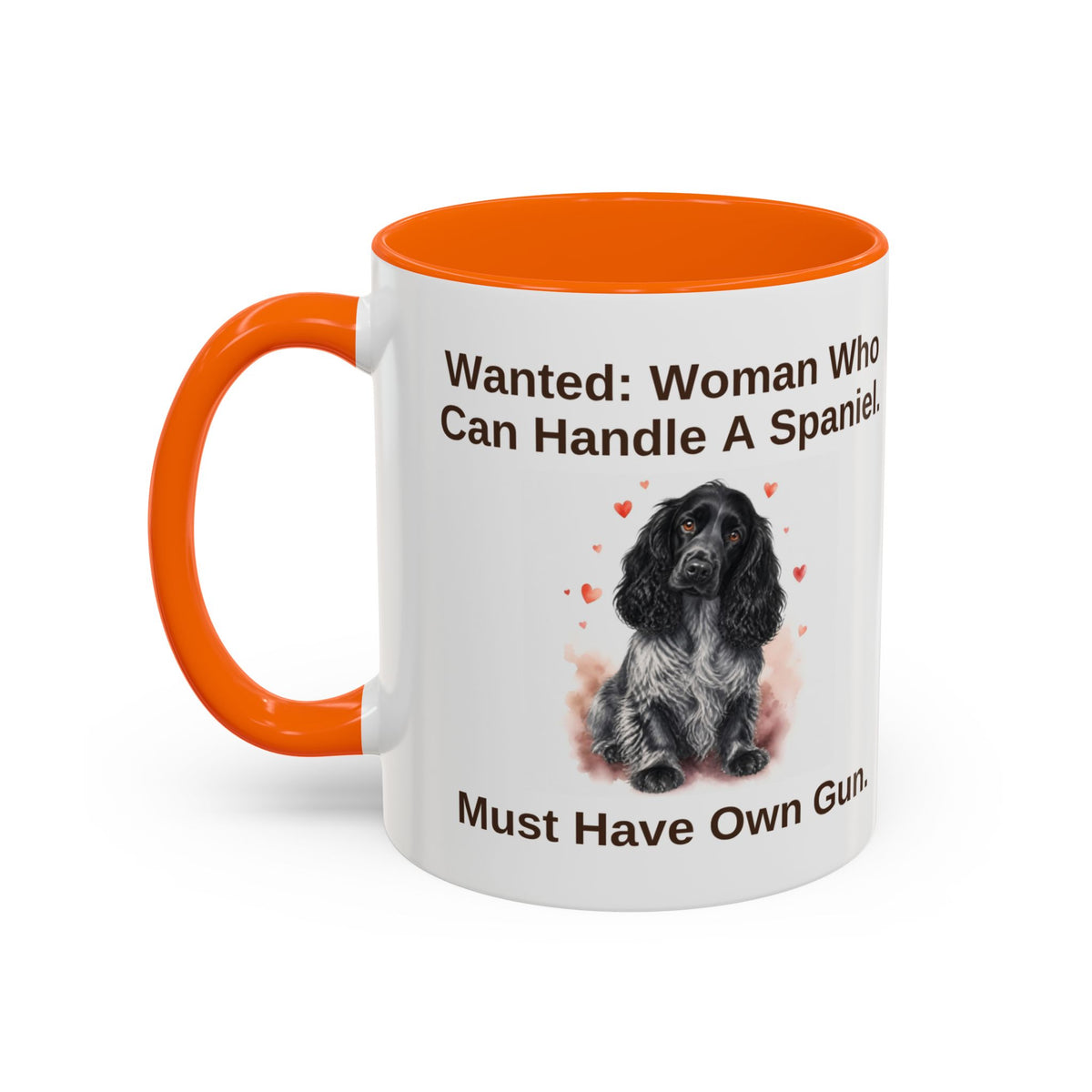 Wanted Mug - Cocker Spaniel - Blue Roan - Woman