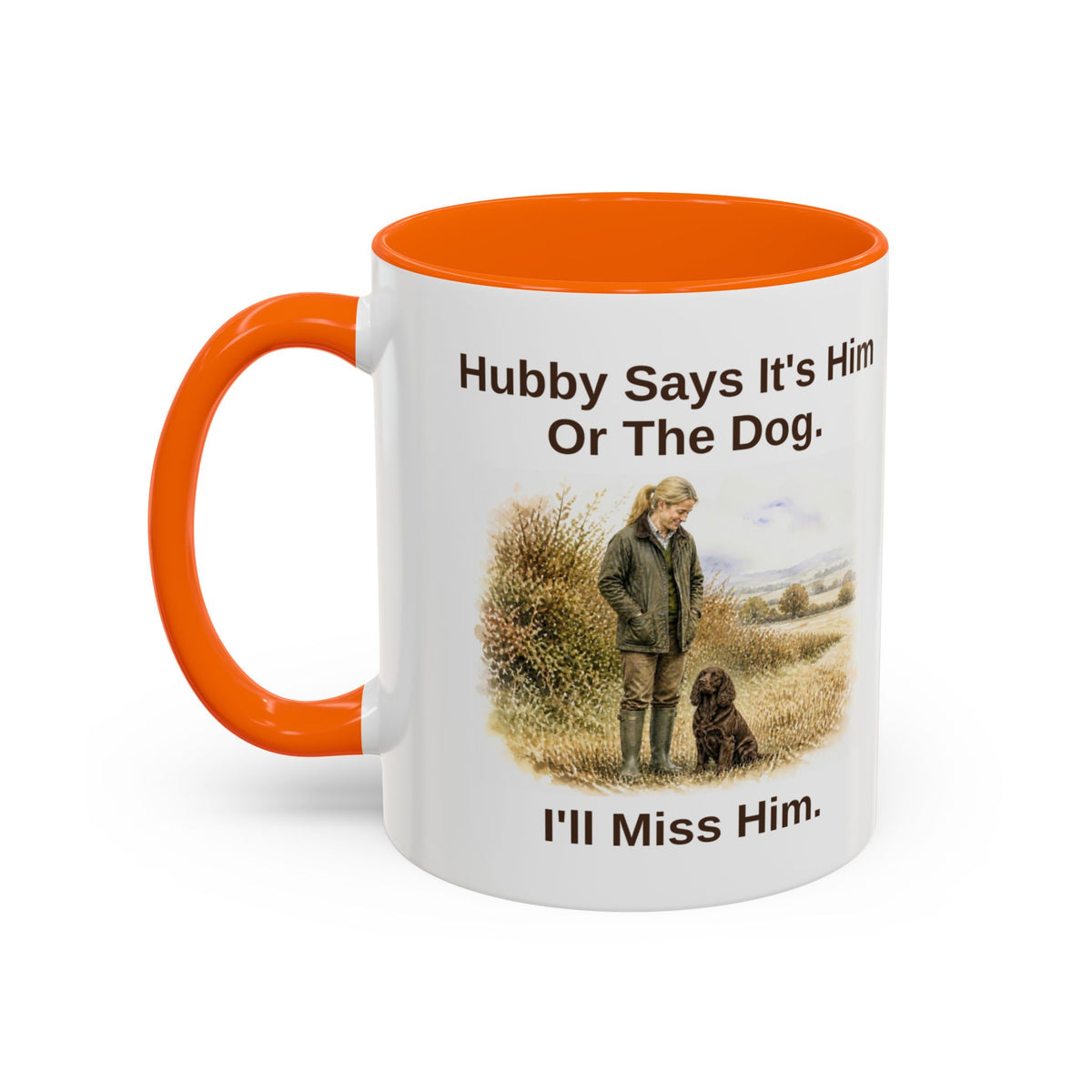 Hubby Says Mug - Cocker Spaniel - Brown - Blonde