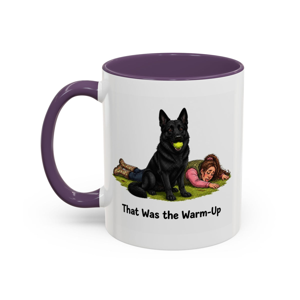 Warm-Up Mug - German Shepherd - Black - Woman
