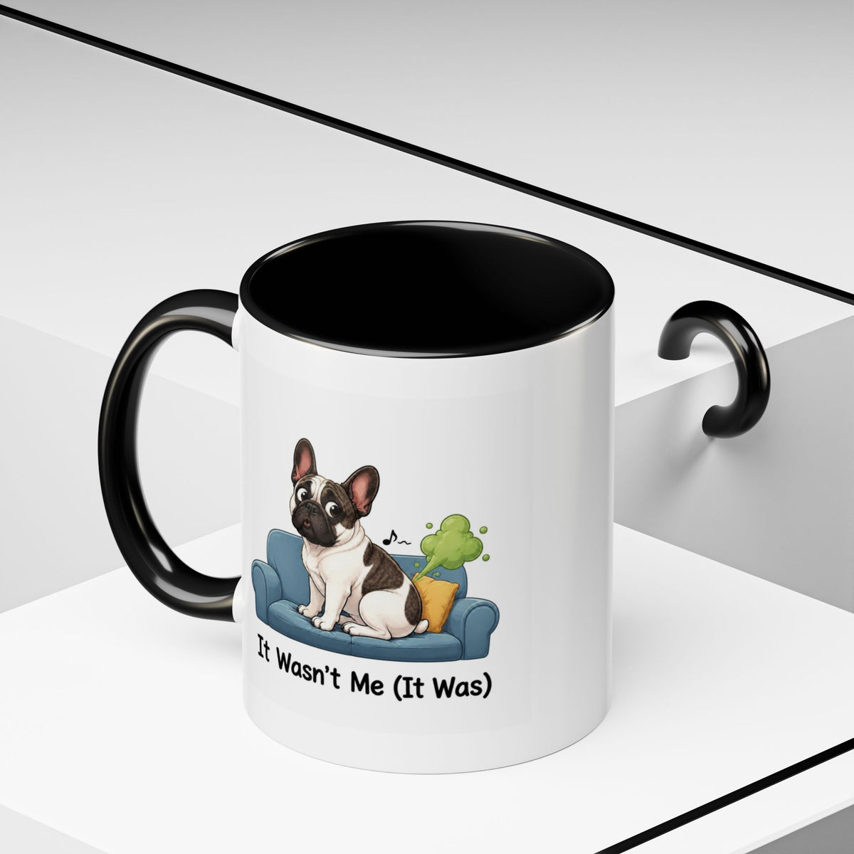 It Wasn't Me Mug - French Bulldog - Pied