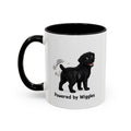 Powered by Wiggles Mug - Labrador - Black