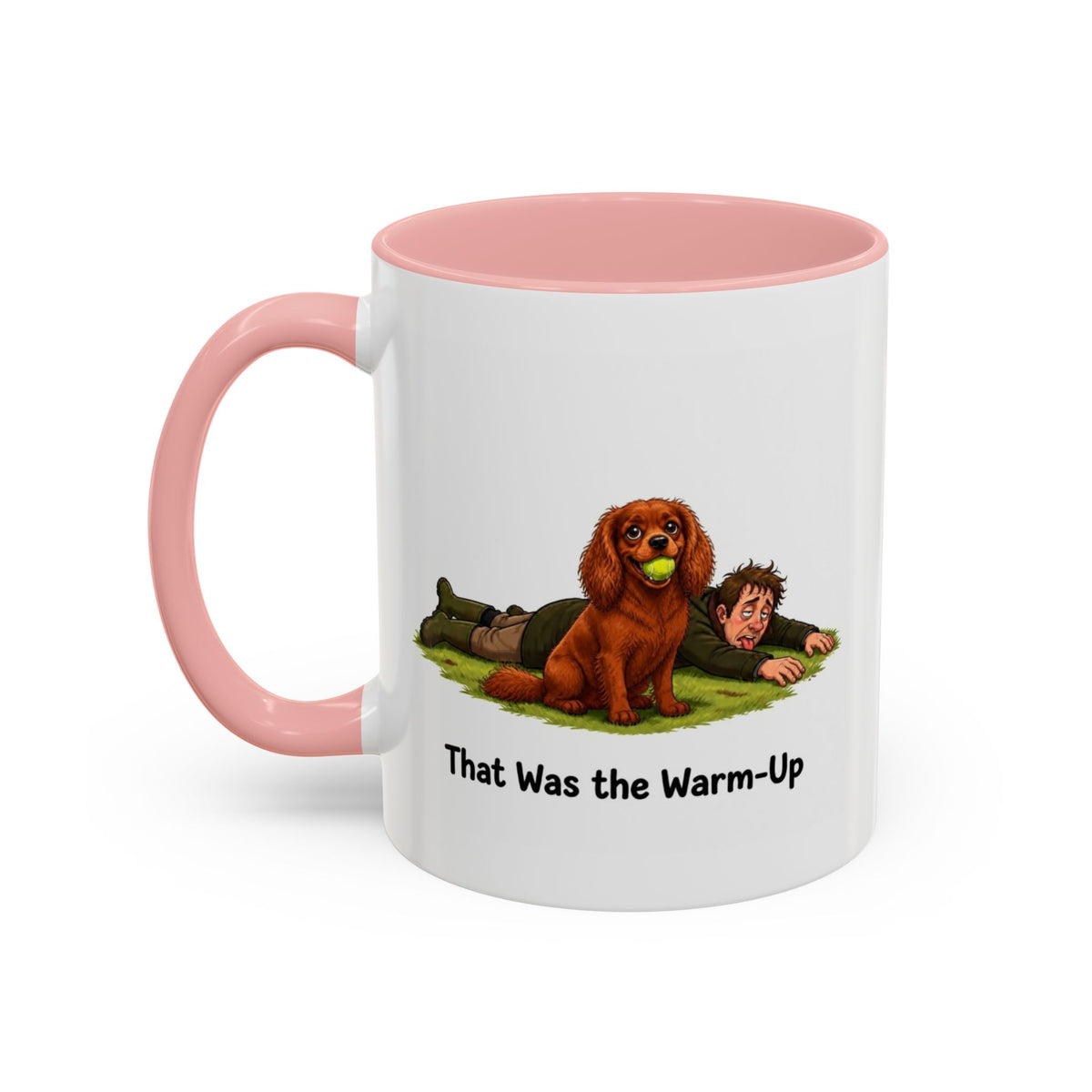 Warm-Up Mug - Cavalier King Charles Spaniel - Ruby - Man